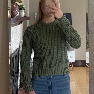 Women's Sage Green AE Sweater